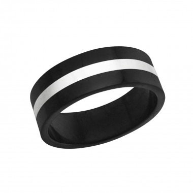 Stripe - 316L Surgical Grade Stainless Steel Steel Rings SD1223