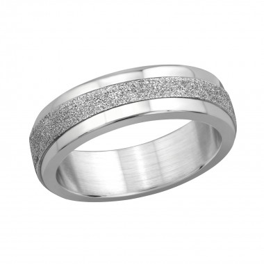 Brushed - 316L Surgical Grade Stainless Steel Steel Rings SD1922