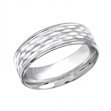 Patterned - 316L Surgical Grade Stainless Steel Steel Rings SD27987