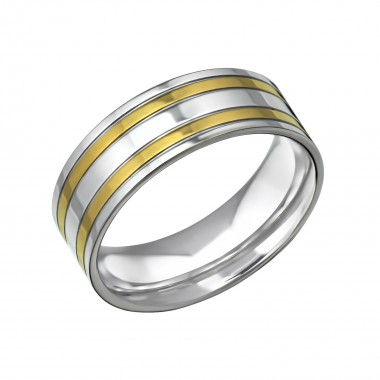 Band - 316L Surgical Grade Stainless Steel Steel Rings SD31851