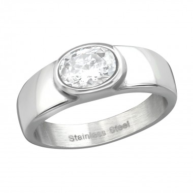 Oval - 316L Surgical Grade Stainless Steel Steel Rings SD37731