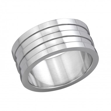 Triple - 316L Surgical Grade Stainless Steel Steel Rings SD6205