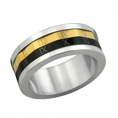 Rome - 316L Surgical Grade Stainless Steel Steel Rings SD7729