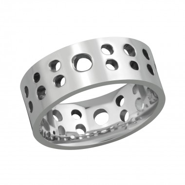 Pierced - 316L Surgical Grade Stainless Steel Steel Rings SD9689