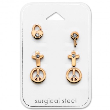 Mixed - 316L Surgical Grade Stainless Steel Steel Jewelry Sets SD29057