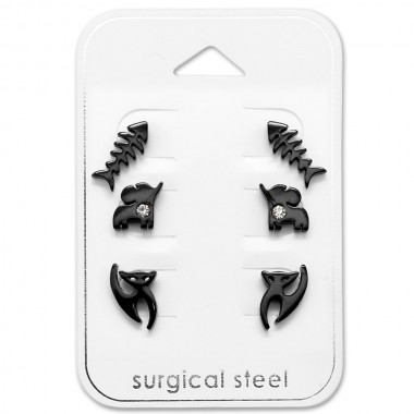 Animal - 316L Surgical Grade Stainless Steel Steel Jewelry Sets SD29059