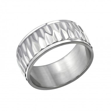 Patterned - Titanium Titanium Rings SD31850