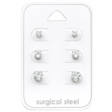 Heart - 316L Surgical Grade Stainless Steel Steel Jewelry Sets SD28565