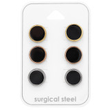 10mm Round - 316L Surgical Grade Stainless Steel Steel Jewelry Sets SD49594