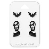 Halloween - 316L Surgical Grade Stainless Steel Steel Jewelry Sets SD49596
