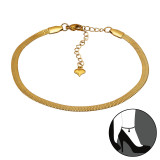 Herringbone Chain Heart - 316L Surgical Grade Stainless Steel  SD51569
