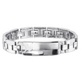 Plain - 316L Surgical Grade Stainless Steel Men Steel Bracelet SD24086