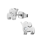 Elephant - 316L Surgical Grade Stainless Steel Stainless Steel Ear studs SD28783