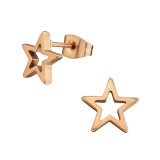 Star - 316L Surgical Grade Stainless Steel Stainless Steel Ear studs SD28800