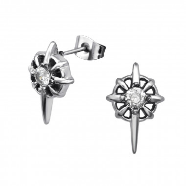 Gothic - 316L Surgical Grade Stainless Steel Stainless Steel Ear studs SD31649