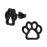 Paw Print - 316L Surgical Grade Stainless Steel Stainless Steel Ear studs SD44808