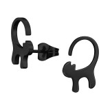 Cat - 316L Surgical Grade Stainless Steel Stainless Steel Ear studs SD44818
