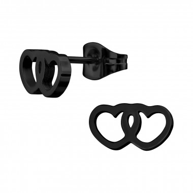 Hearts - 316L Surgical Grade Stainless Steel Stainless Steel Ear studs SD44829