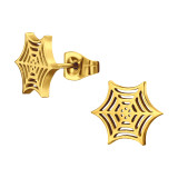 Spider Web - 316L Surgical Grade Stainless Steel Stainless Steel Ear studs SD45512