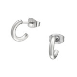Half Hoop - 316L Surgical Grade Stainless Steel Stainless Steel Ear studs SD45538