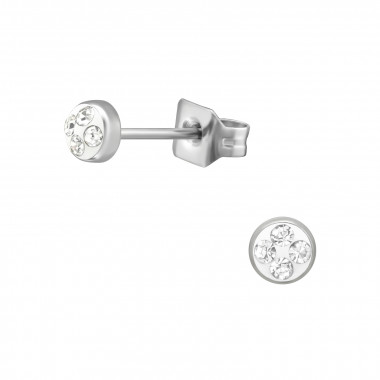 Round 3mm - 316L Surgical Grade Stainless Steel Stainless Steel Ear studs SD45632