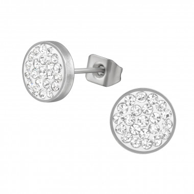 Round 8mm - 316L Surgical Grade Stainless Steel Stainless Steel Ear studs SD45638
