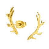 Antler - 316L Surgical Grade Stainless Steel Stainless Steel Ear studs SD46754