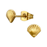 Shell - 316L Surgical Grade Stainless Steel Stainless Steel Ear studs SD47393