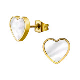 Heart - 316L Surgical Grade Stainless Steel Stainless Steel Ear studs SD47398