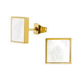 Square - 316L Surgical Grade Stainless Steel Stainless Steel Ear studs SD47399