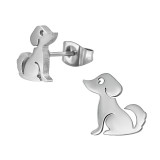 Dog - 316L Surgical Grade Stainless Steel Stainless Steel Ear studs SD47930