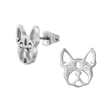 Dog - 316L Surgical Grade Stainless Steel Stainless Steel Ear studs SD47932