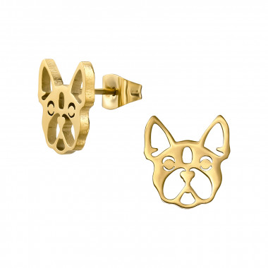 Dog - 316L Surgical Grade Stainless Steel Stainless Steel Ear studs SD47933
