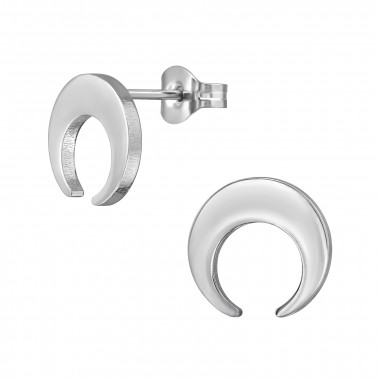 Crescent - 316L Surgical Grade Stainless Steel Stainless Steel Ear studs SD48137