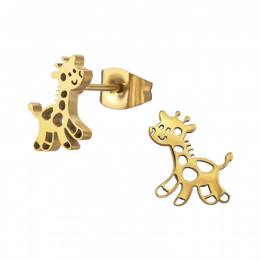 Giraffe - 316L Surgical Grade Stainless Steel Stainless Steel Ear studs SD48160