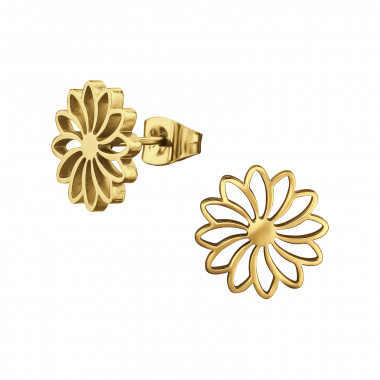 Flower - 316L Surgical Grade Stainless Steel Stainless Steel Ear studs SD48177