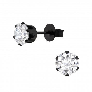 Round 6mm - 316L Surgical Grade Stainless Steel Stainless Steel Ear studs SD48210