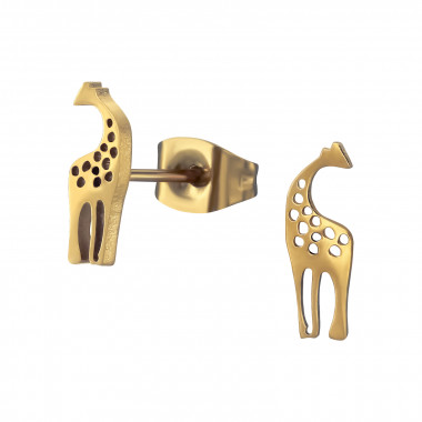 Giraffe - 316L Surgical Grade Stainless Steel Stainless Steel Ear studs SD48265