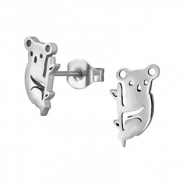 Koala - 316L Surgical Grade Stainless Steel Stainless Steel Ear studs SD48266