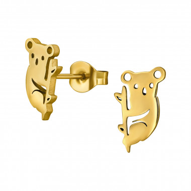Koala - 316L Surgical Grade Stainless Steel Stainless Steel Ear studs SD48267