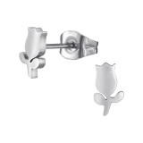 Tulip Flower - 316L Surgical Grade Stainless Steel Stainless Steel Ear studs SD48268