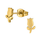 Tulip Flower - 316L Surgical Grade Stainless Steel Stainless Steel Ear studs SD48269