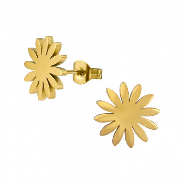 Petal Of Flower - 316L Surgical Grade Stainless Steel Stainless Steel Ear studs SD48273