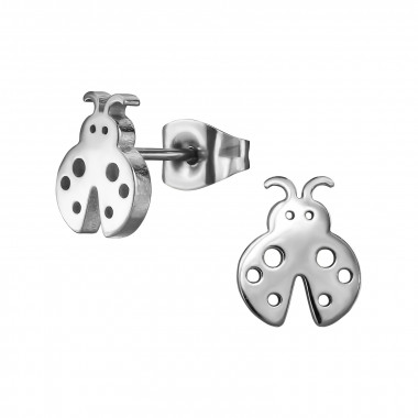 Ladybug - 316L Surgical Grade Stainless Steel Stainless Steel Ear studs SD48280