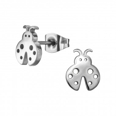 Ladybug - 316L Surgical Grade Stainless Steel Stainless Steel Ear studs SD48280