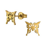 Butterfly - 316L Surgical Grade Stainless Steel Stainless Steel Ear studs SD48477
