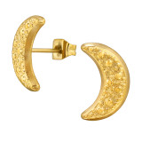 Moon - 316L Surgical Grade Stainless Steel Stainless Steel Ear studs SD49461