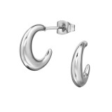 Half Hoop - 316L Surgical Grade Stainless Steel Stainless Steel Ear studs SD49779