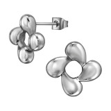 Sculptural Flower 11.5Mm - 316L Surgical Grade Stainless Steel Stainless Steel Ear studs SD49972