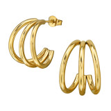 Curved Bars 3X - 316L Surgical Grade Stainless Steel Stainless Steel Ear studs SD49990